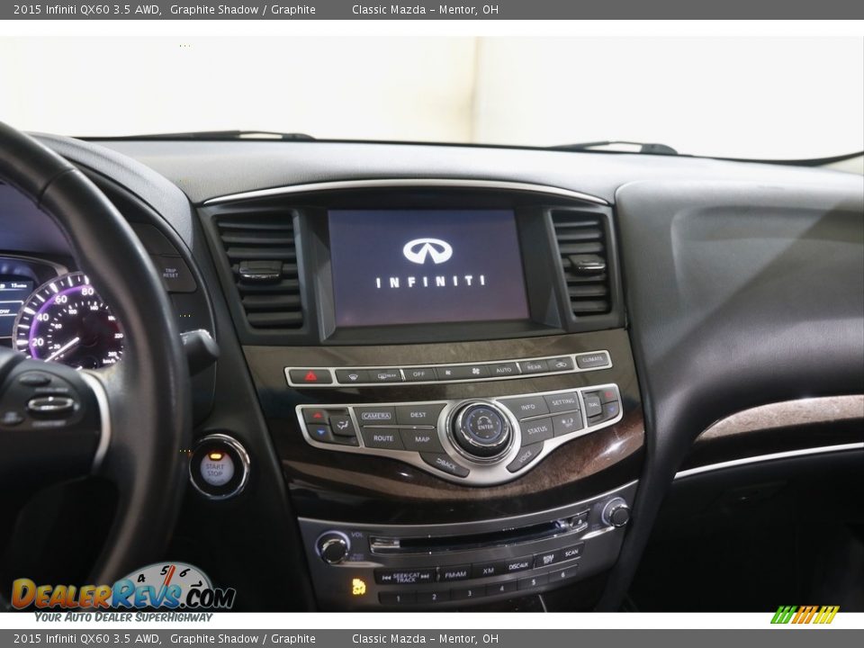 2015 Infiniti QX60 3.5 AWD Graphite Shadow / Graphite Photo #9