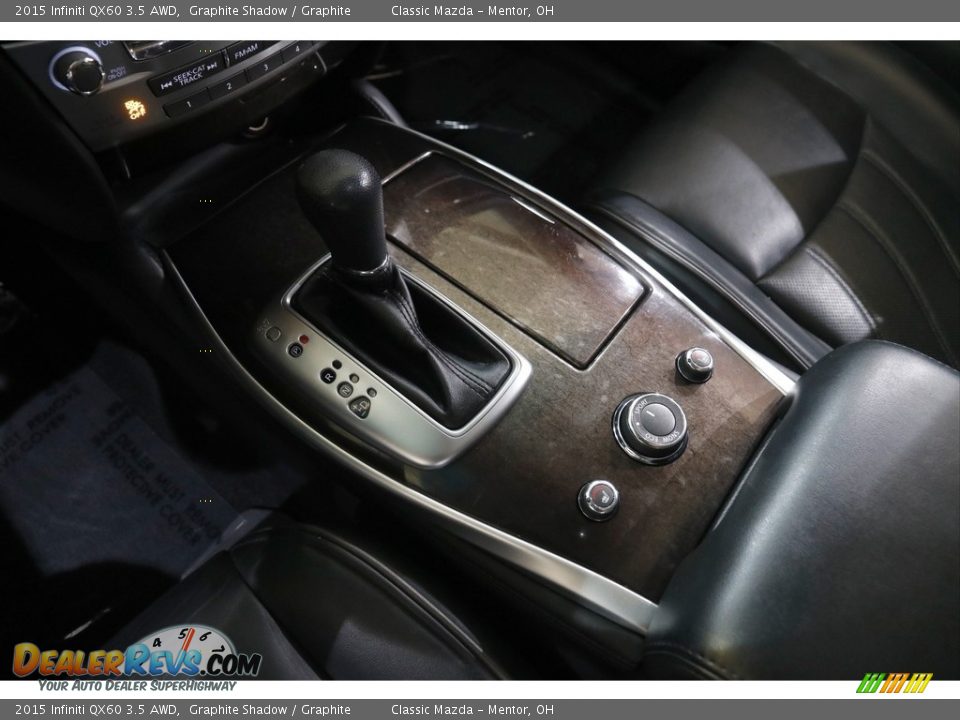 2015 Infiniti QX60 3.5 AWD Graphite Shadow / Graphite Photo #14