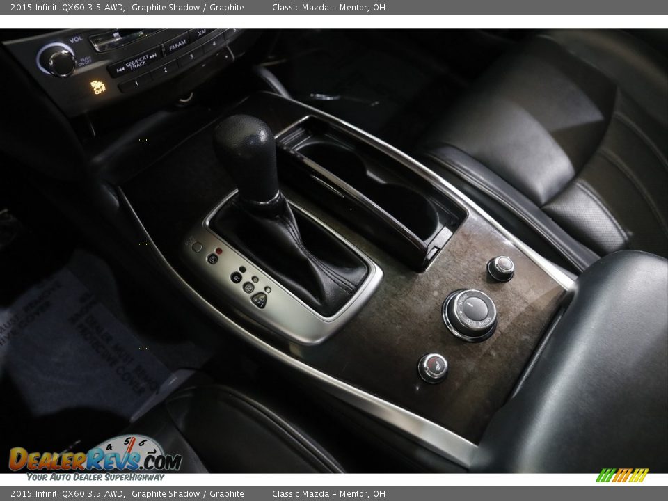 2015 Infiniti QX60 3.5 AWD Graphite Shadow / Graphite Photo #15