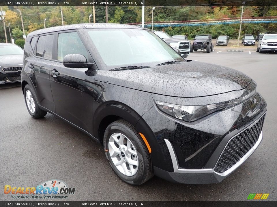 2023 Kia Soul LX Fusion Black / Black Photo #2