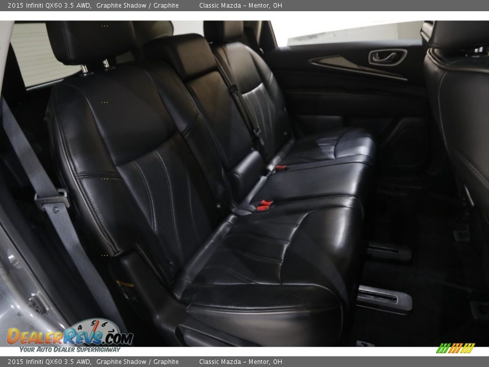 2015 Infiniti QX60 3.5 AWD Graphite Shadow / Graphite Photo #18