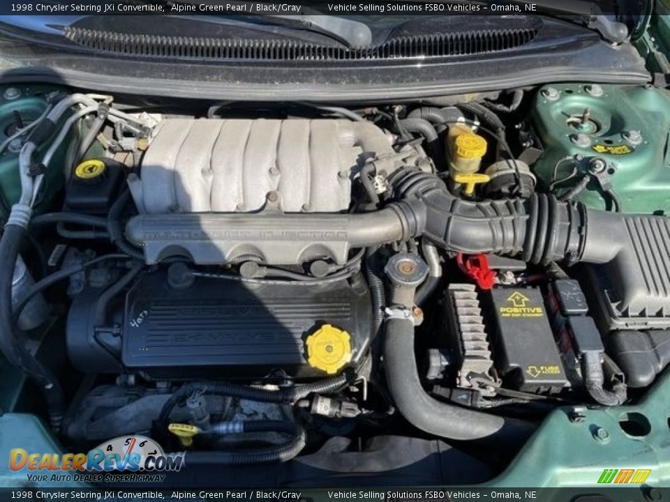 1998 Chrysler Sebring JXi Convertible 2.5 Liter SOHC 24-Valve V6 Engine Photo #8