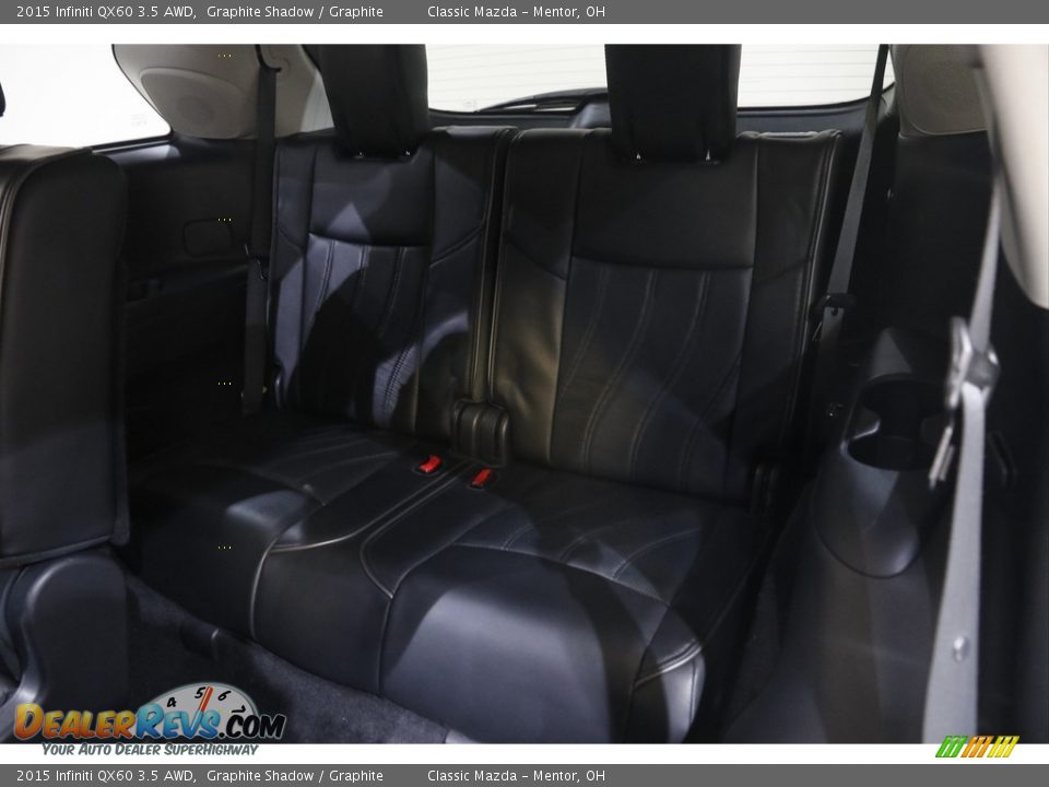 2015 Infiniti QX60 3.5 AWD Graphite Shadow / Graphite Photo #22