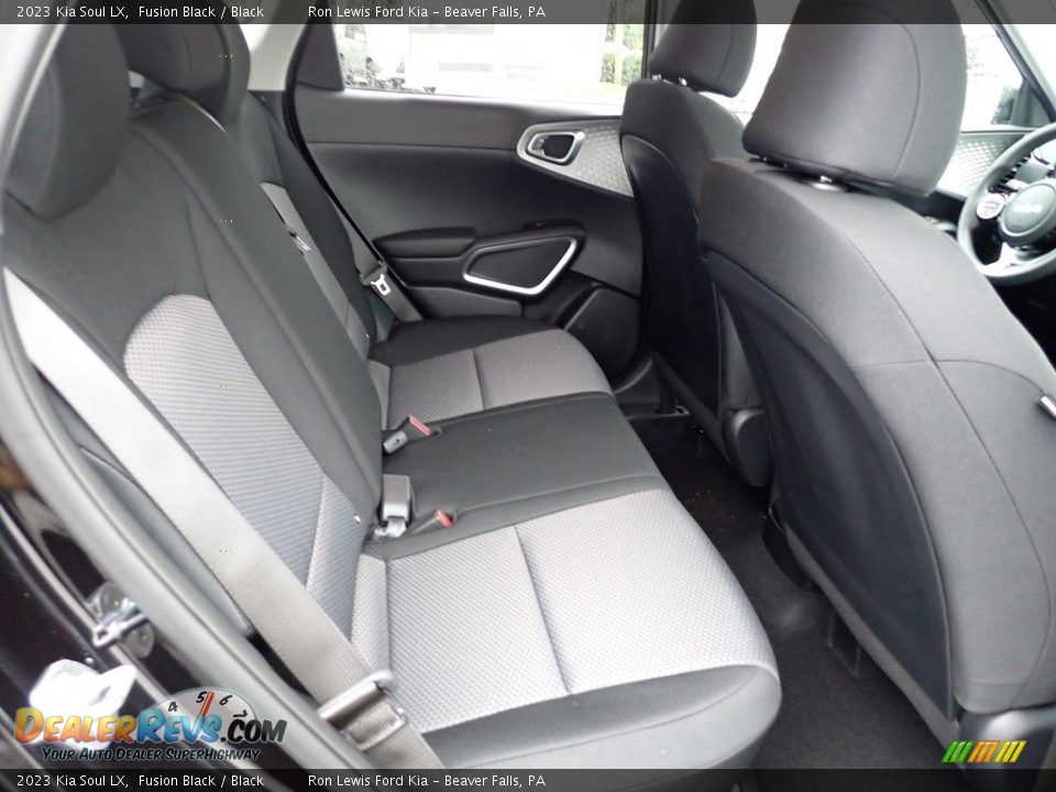 2023 Kia Soul LX Fusion Black / Black Photo #10