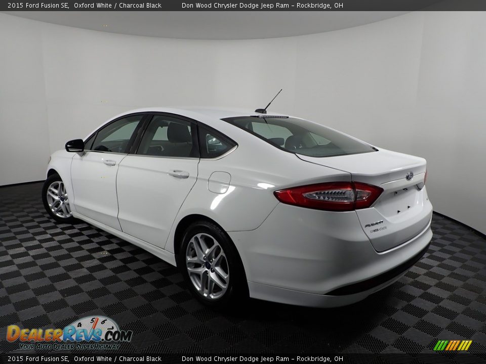 2015 Ford Fusion SE Oxford White / Charcoal Black Photo #5