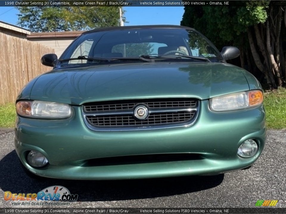 Alpine Green Pearl 1998 Chrysler Sebring JXi Convertible Photo #30