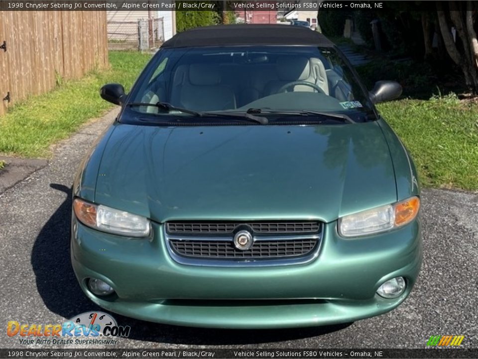 Alpine Green Pearl 1998 Chrysler Sebring JXi Convertible Photo #34