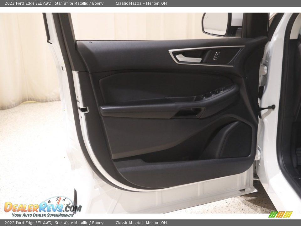 2022 Ford Edge SEL AWD Star White Metallic / Ebony Photo #5