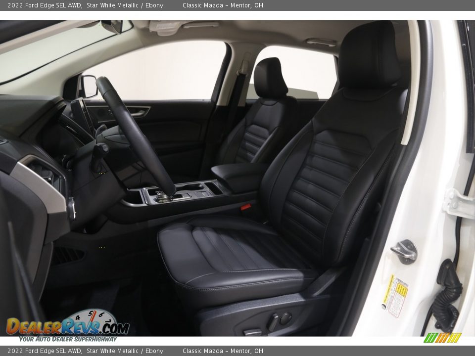 2022 Ford Edge SEL AWD Star White Metallic / Ebony Photo #6