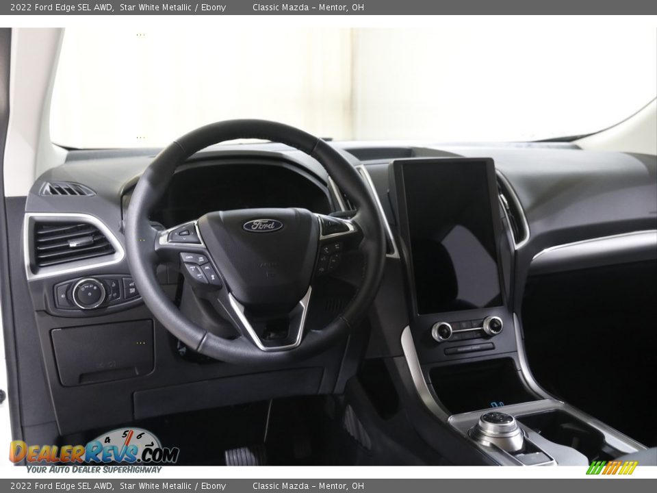 2022 Ford Edge SEL AWD Star White Metallic / Ebony Photo #7
