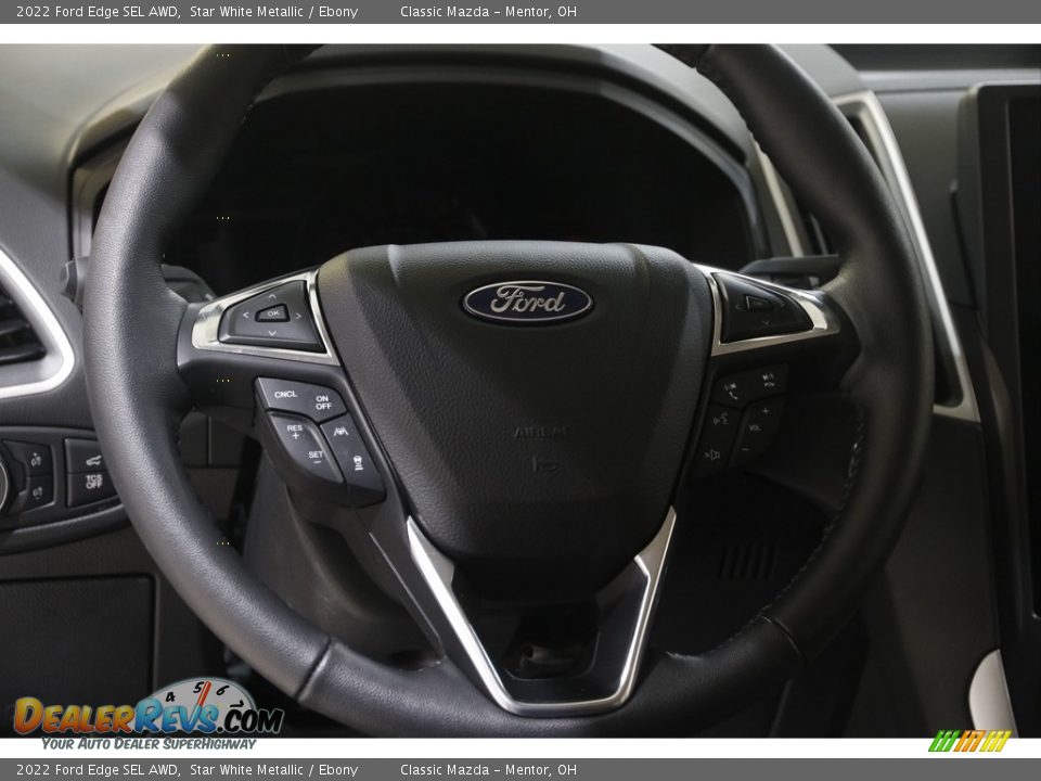 2022 Ford Edge SEL AWD Star White Metallic / Ebony Photo #8