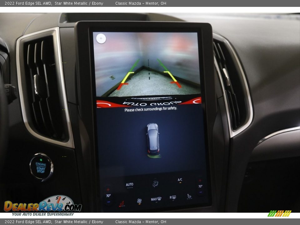 2022 Ford Edge SEL AWD Star White Metallic / Ebony Photo #16