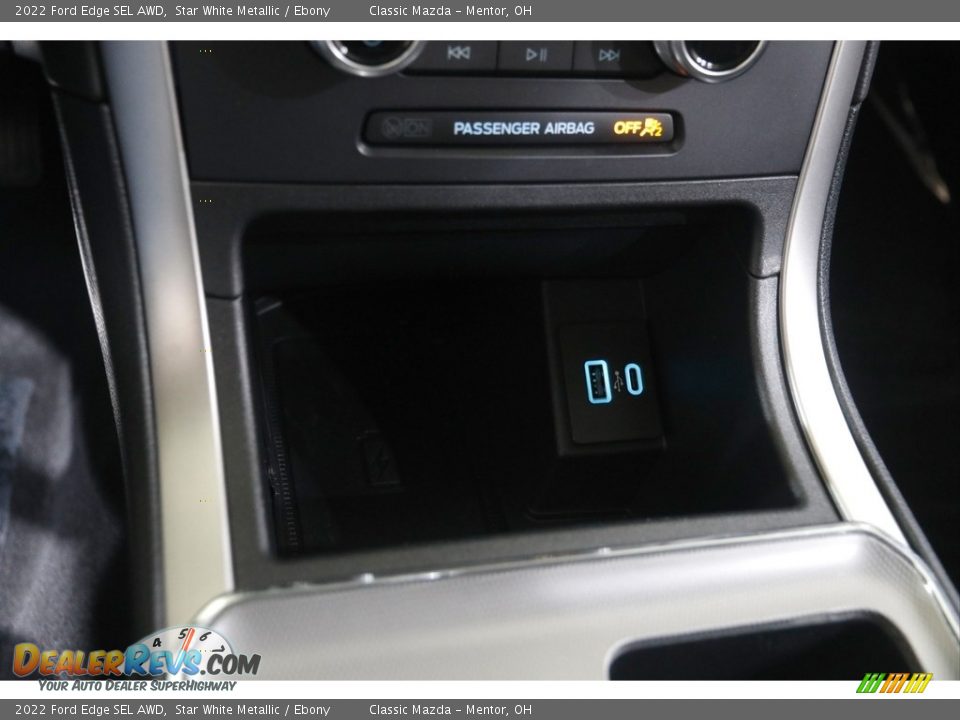 2022 Ford Edge SEL AWD Star White Metallic / Ebony Photo #18