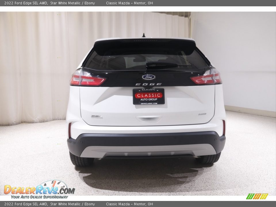 2022 Ford Edge SEL AWD Star White Metallic / Ebony Photo #22