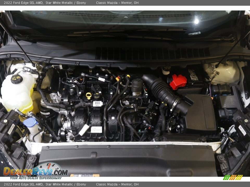 2022 Ford Edge SEL AWD Star White Metallic / Ebony Photo #23