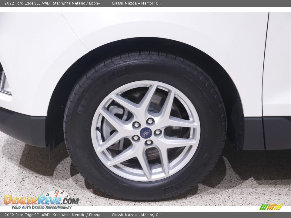 2022 Ford Edge SEL AWD Star White Metallic / Ebony Photo #24