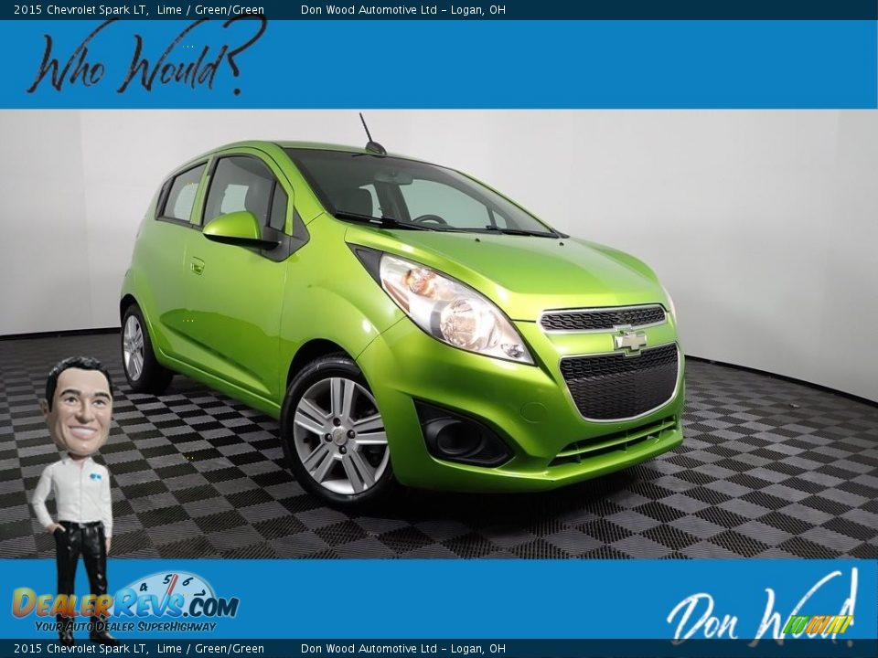 2015 Chevrolet Spark LT Lime / Green/Green Photo #1