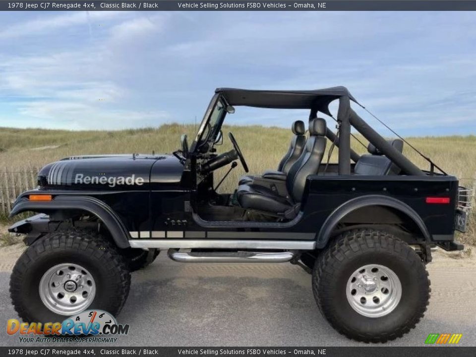 Classic Black 1978 Jeep CJ7 Renegade 4x4 Photo #1