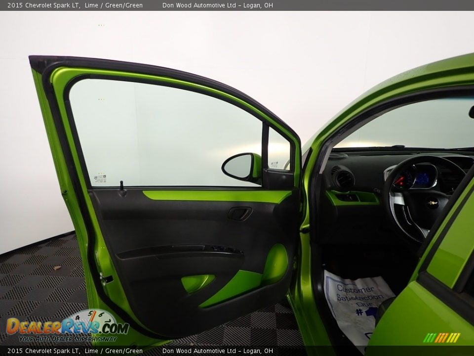 2015 Chevrolet Spark LT Lime / Green/Green Photo #10