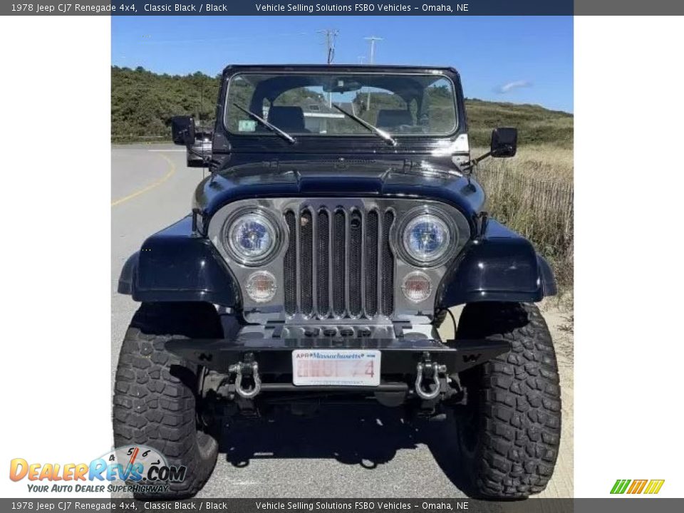 Classic Black 1978 Jeep CJ7 Renegade 4x4 Photo #4