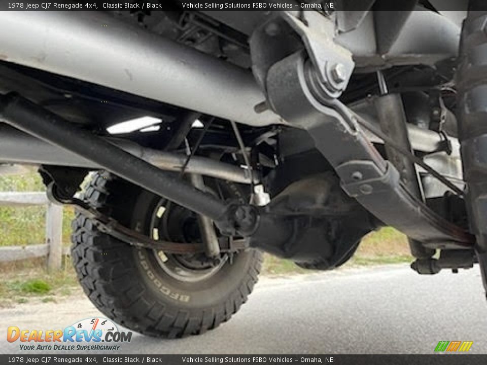 Undercarriage of 1978 Jeep CJ7 Renegade 4x4 Photo #7