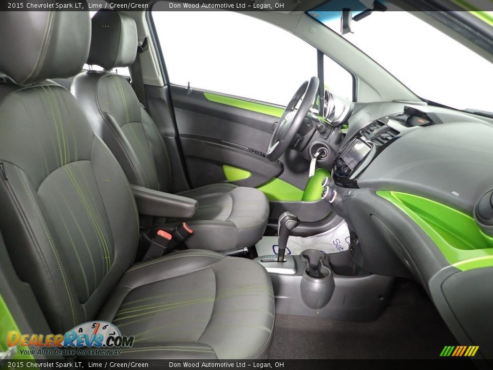 2015 Chevrolet Spark LT Lime / Green/Green Photo #24
