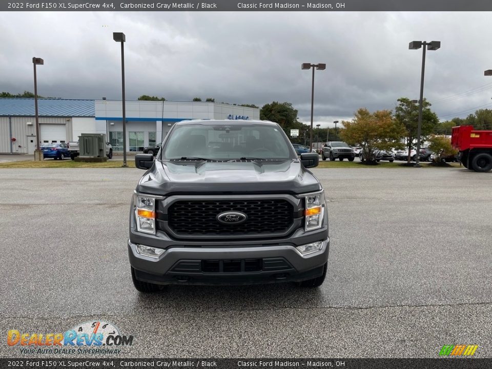 2022 Ford F150 XL SuperCrew 4x4 Carbonized Gray Metallic / Black Photo #5