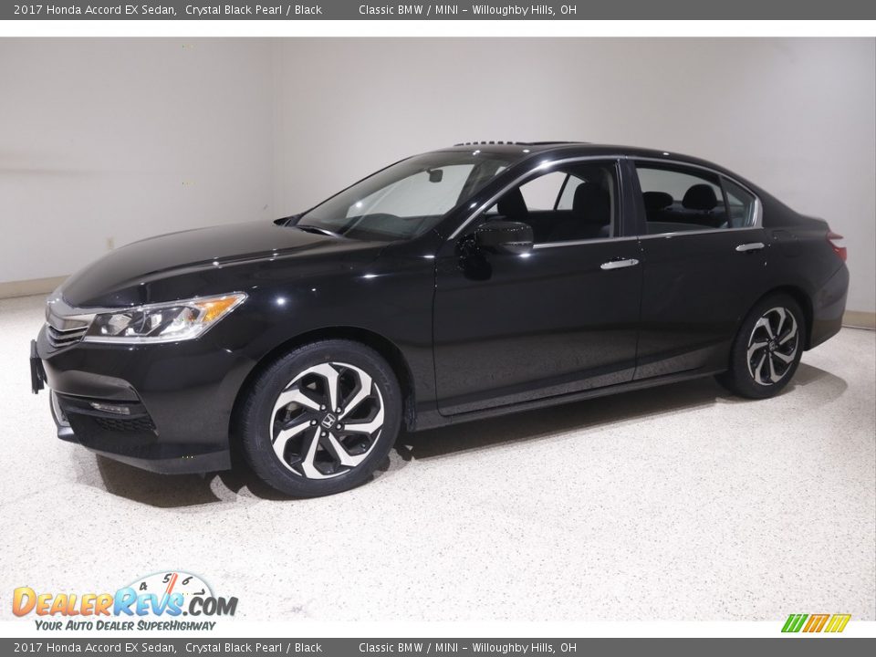 2017 Honda Accord EX Sedan Crystal Black Pearl / Black Photo #3