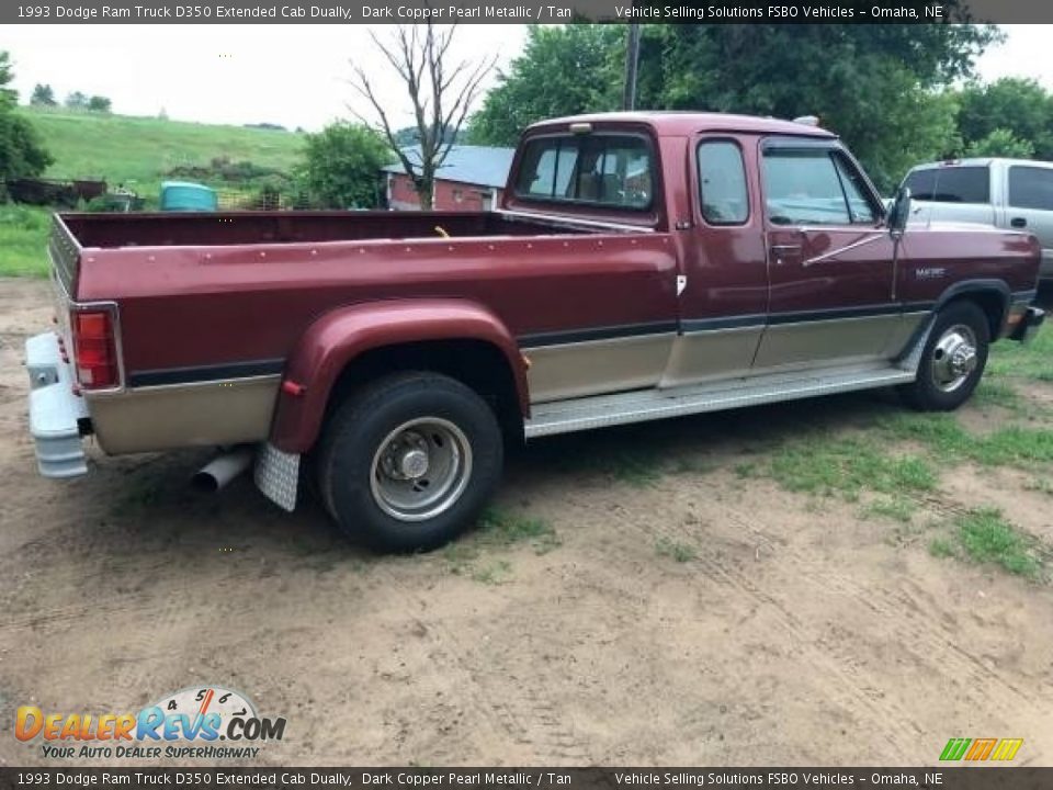 Dark Copper Pearl Metallic 1993 Dodge Ram Truck D350 Extended Cab Dually Photo #2