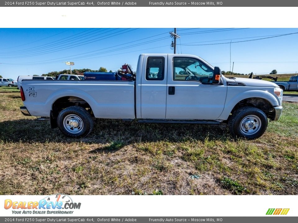 2014 Ford F250 Super Duty Lariat SuperCab 4x4 Oxford White / Adobe Photo #3