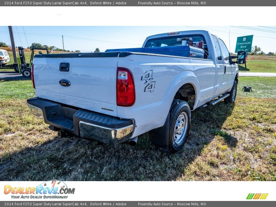 2014 Ford F250 Super Duty Lariat SuperCab 4x4 Oxford White / Adobe Photo #4