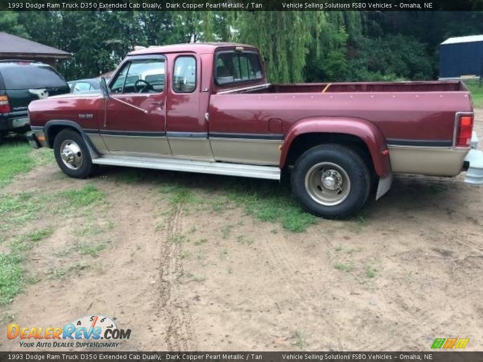 Dark Copper Pearl Metallic 1993 Dodge Ram Truck D350 Extended Cab Dually Photo #4