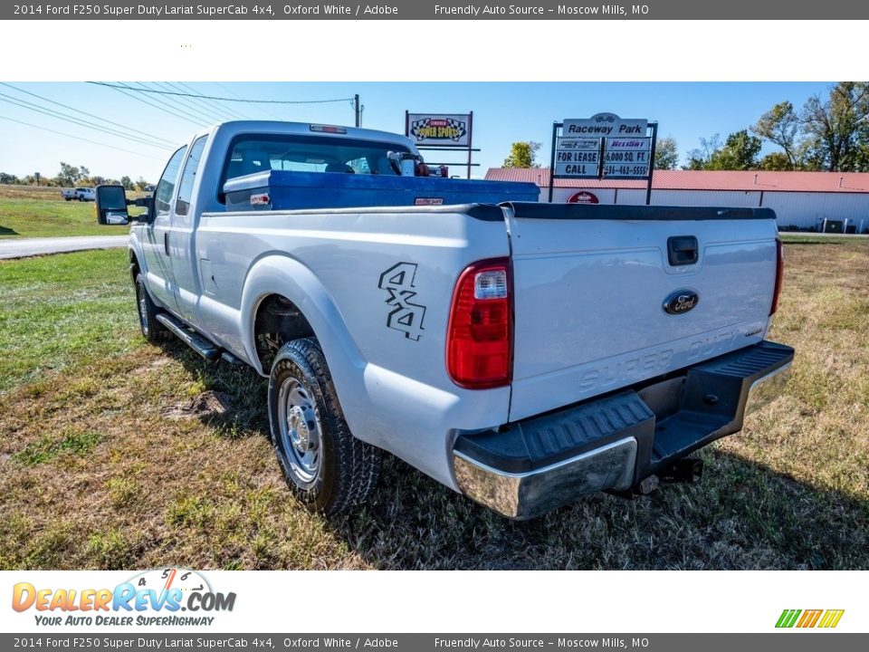 2014 Ford F250 Super Duty Lariat SuperCab 4x4 Oxford White / Adobe Photo #6