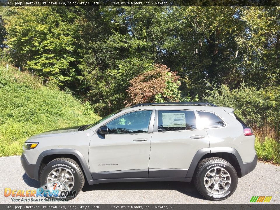 2022 Jeep Cherokee Trailhawk 4x4 Sting-Gray / Black Photo #1