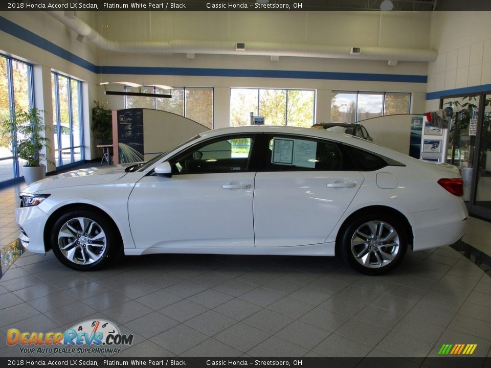 2018 Honda Accord LX Sedan Platinum White Pearl / Black Photo #10