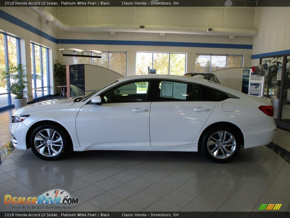 2018 Honda Accord LX Sedan Platinum White Pearl / Black Photo #10