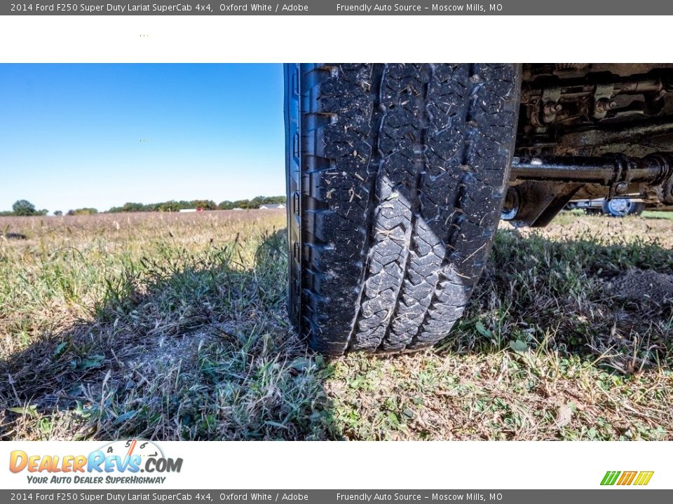 2014 Ford F250 Super Duty Lariat SuperCab 4x4 Oxford White / Adobe Photo #11