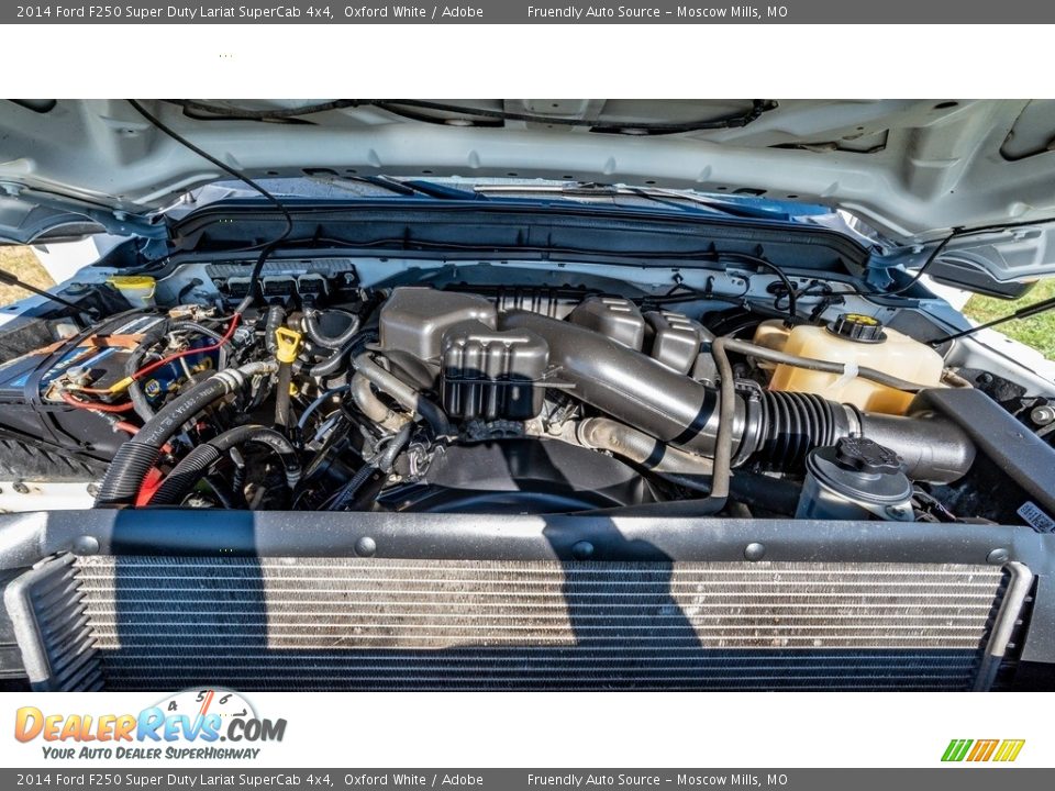 2014 Ford F250 Super Duty Lariat SuperCab 4x4 Oxford White / Adobe Photo #16