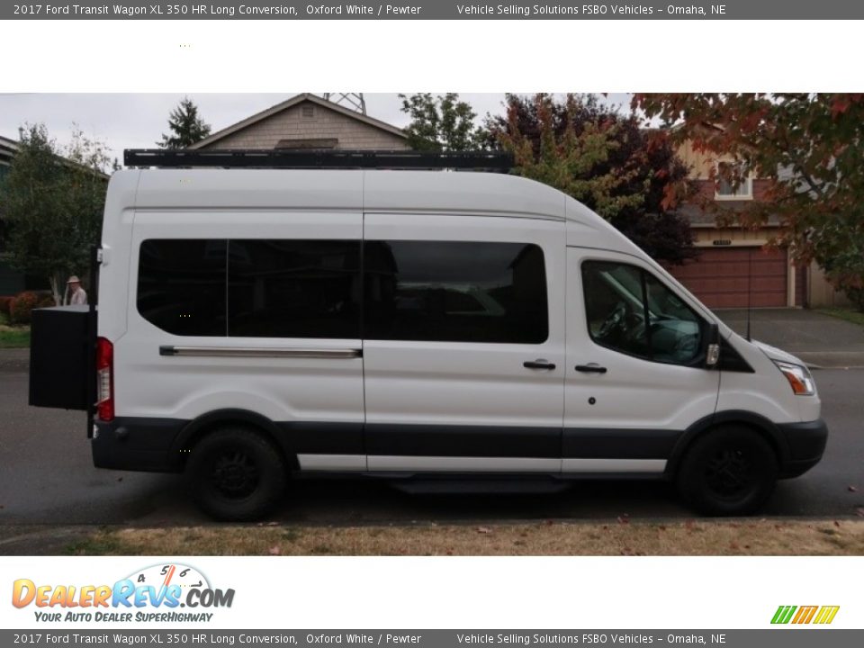 Oxford White 2017 Ford Transit Wagon XL 350 HR Long Conversion Photo #1