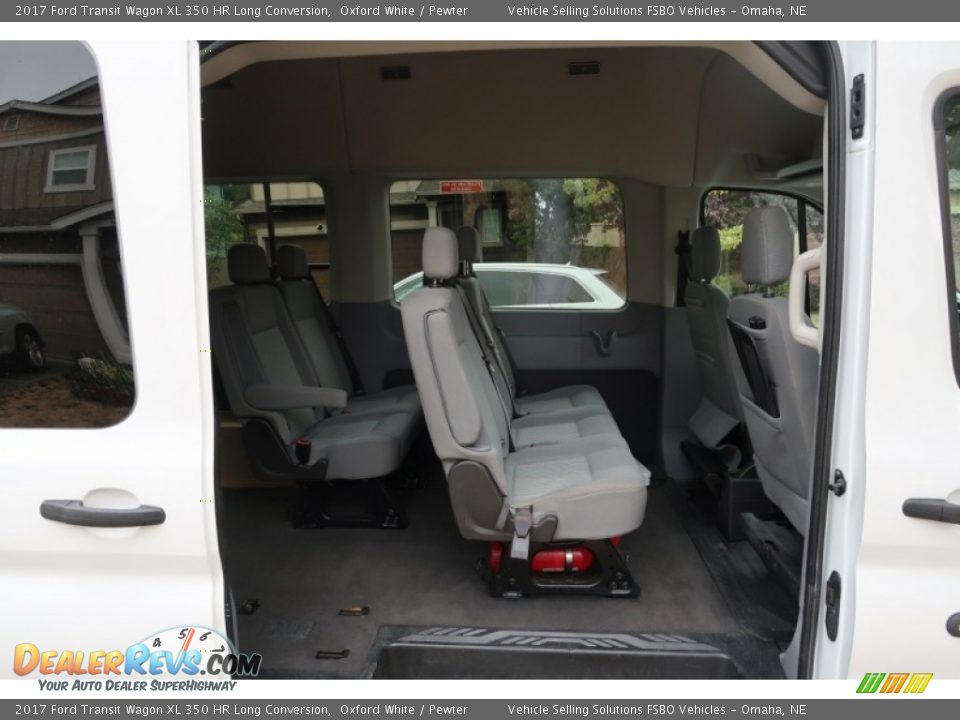 Rear Seat of 2017 Ford Transit Wagon XL 350 HR Long Conversion Photo #2
