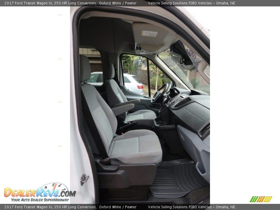 Front Seat of 2017 Ford Transit Wagon XL 350 HR Long Conversion Photo #3