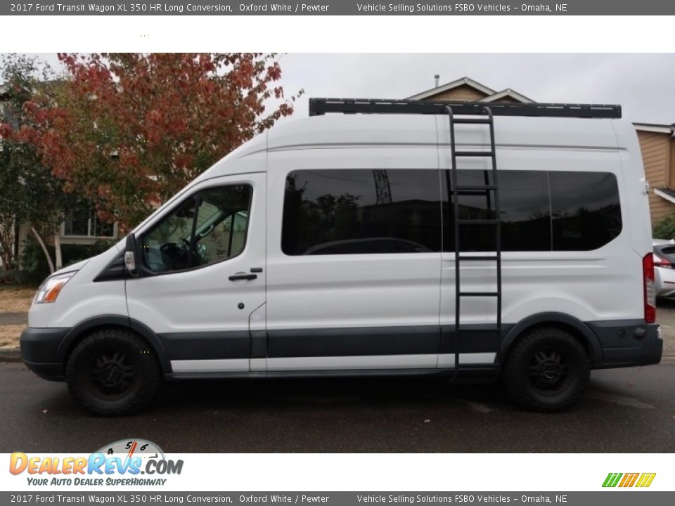 Oxford White 2017 Ford Transit Wagon XL 350 HR Long Conversion Photo #4