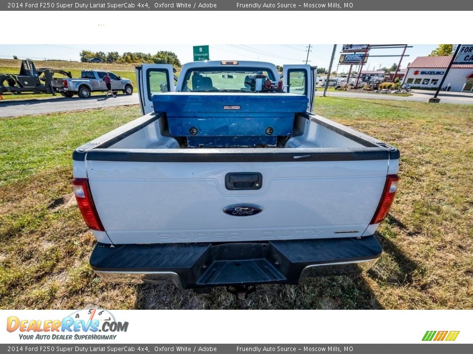 2014 Ford F250 Super Duty Lariat SuperCab 4x4 Oxford White / Adobe Photo #20