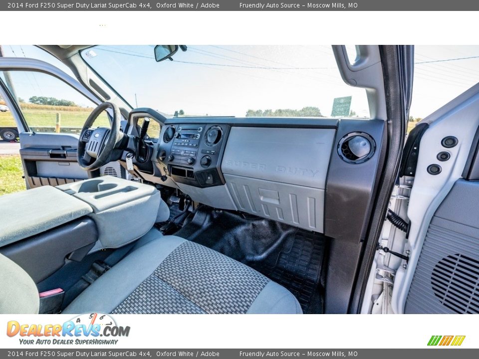 2014 Ford F250 Super Duty Lariat SuperCab 4x4 Oxford White / Adobe Photo #21