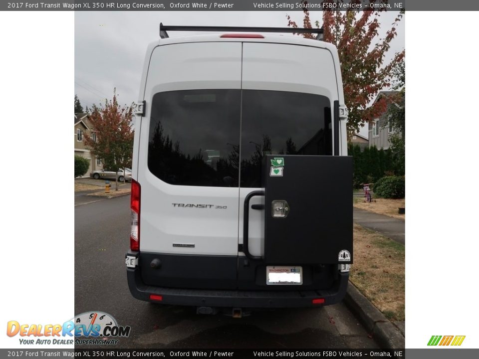 Oxford White 2017 Ford Transit Wagon XL 350 HR Long Conversion Photo #8