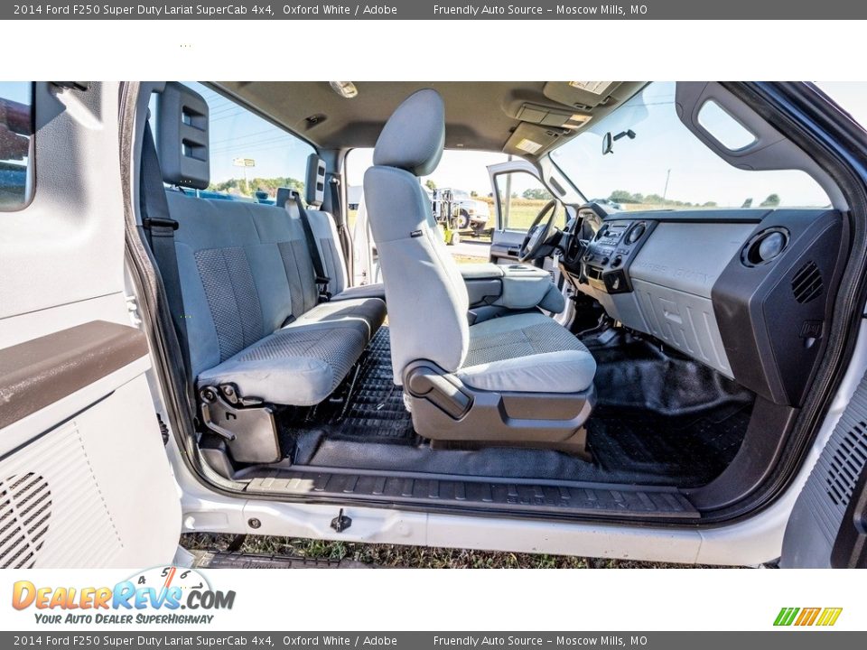 2014 Ford F250 Super Duty Lariat SuperCab 4x4 Oxford White / Adobe Photo #22