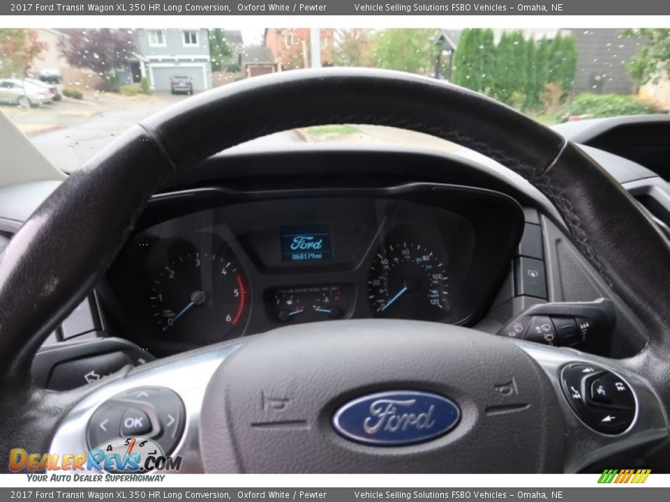 2017 Ford Transit Wagon XL 350 HR Long Conversion Steering Wheel Photo #10