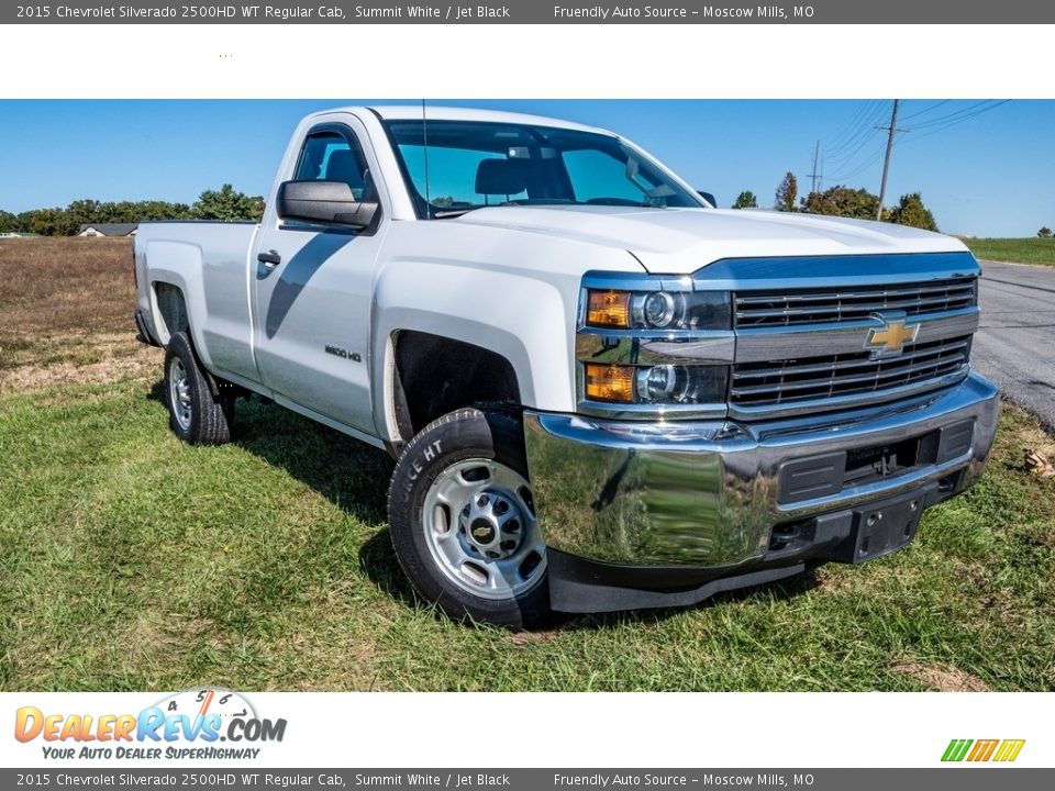 2015 Chevrolet Silverado 2500HD WT Regular Cab Summit White / Jet Black Photo #1