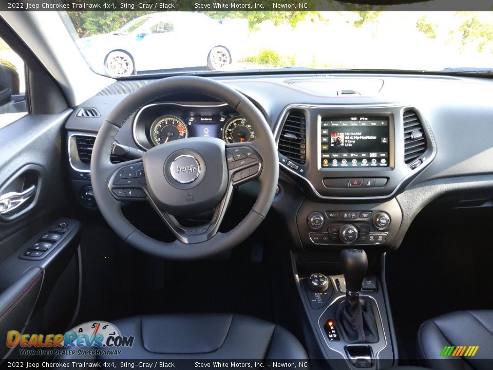 2022 Jeep Cherokee Trailhawk 4x4 Sting-Gray / Black Photo #18