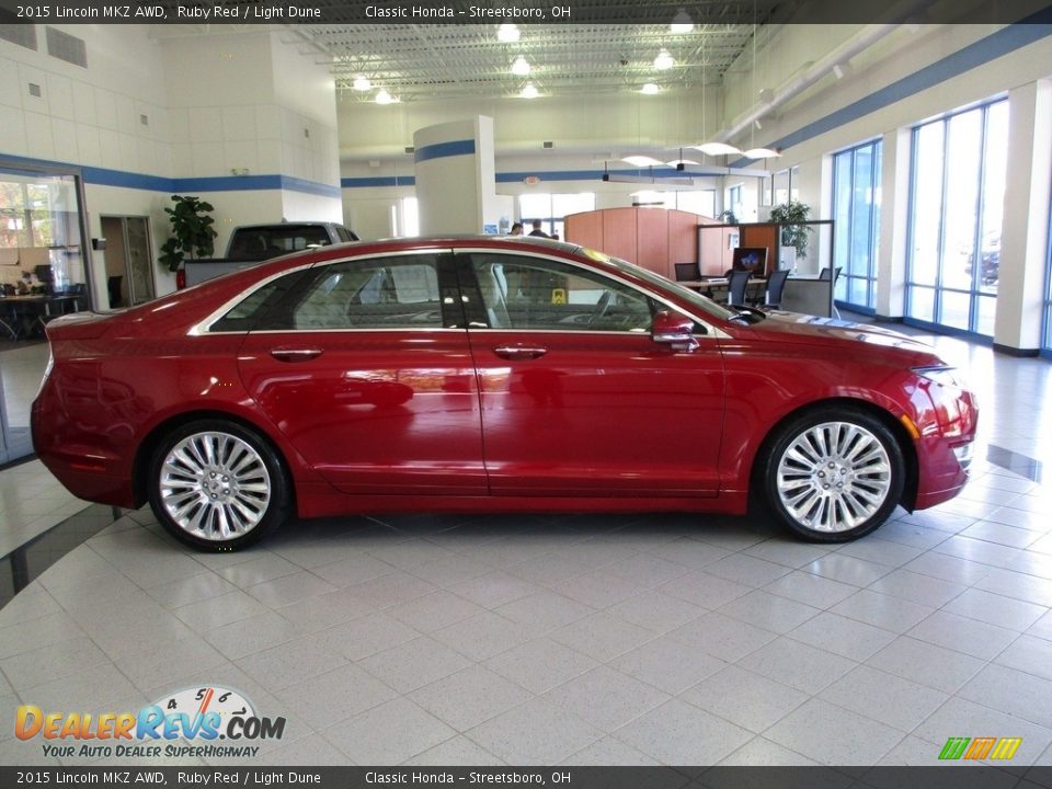 Ruby Red 2015 Lincoln MKZ AWD Photo #4